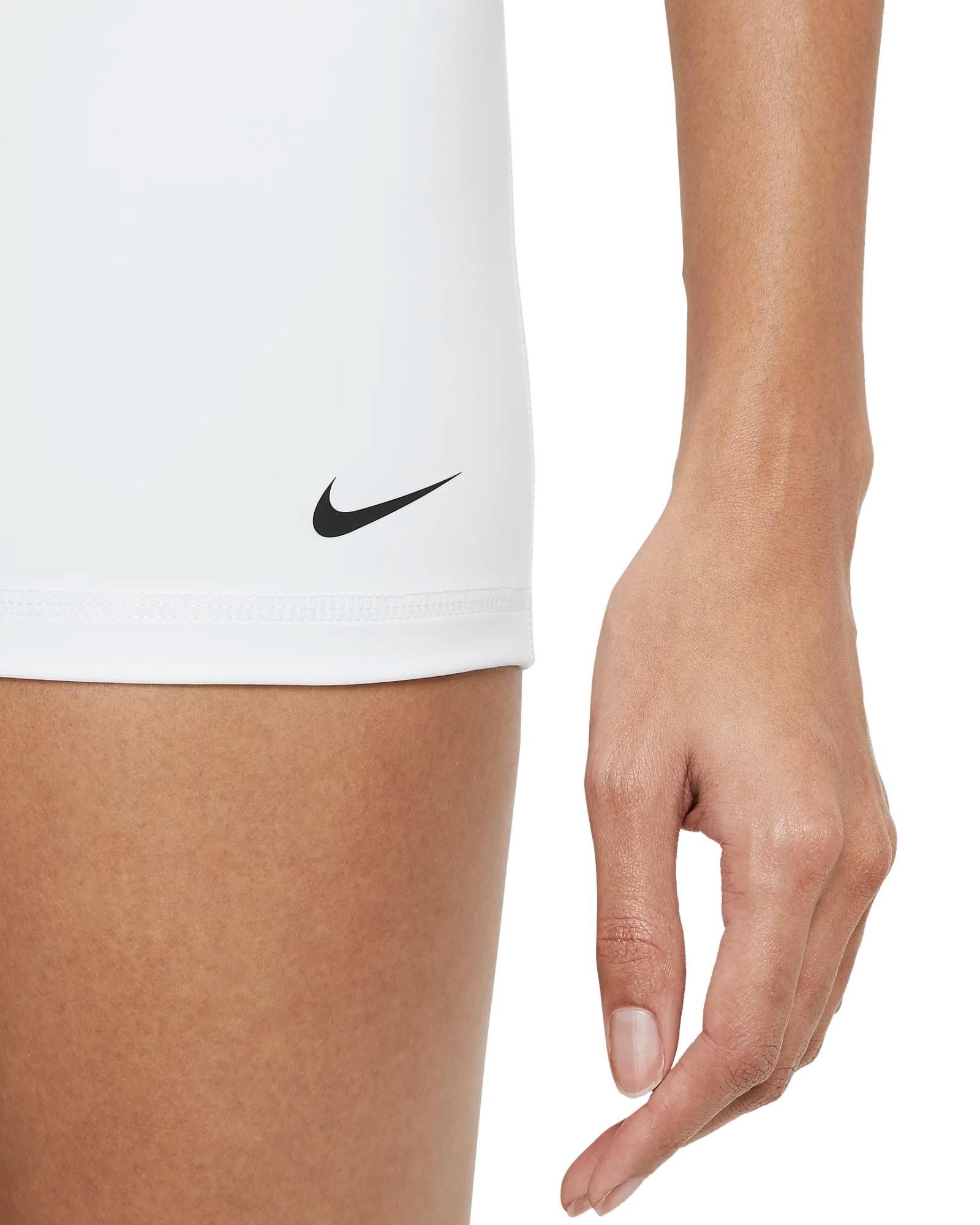 White nike compression shorts 2025
